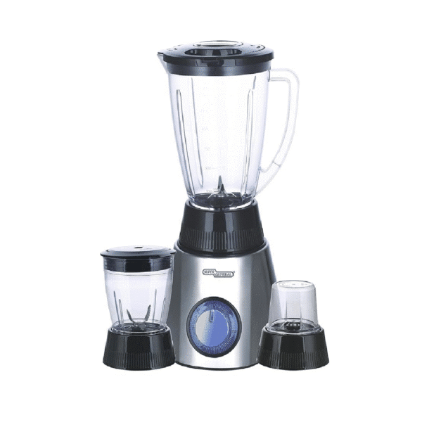 Super General 3 in 1 Blender 400 Watts Portable Juice Container Color Black Model – SGBG98FX – 1 Year Warranty.