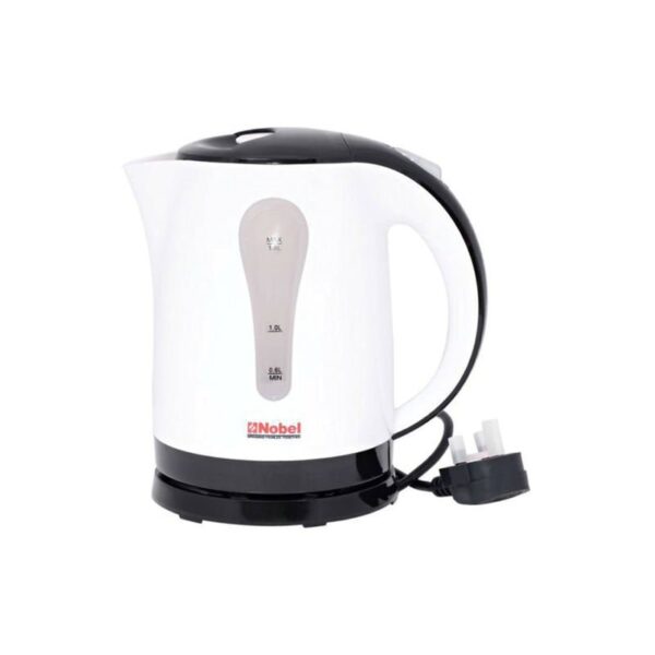 Nobel 1.8 Liters Electric Cordless Kettle, Color White Model – NK181W – 1 Year Warranty.