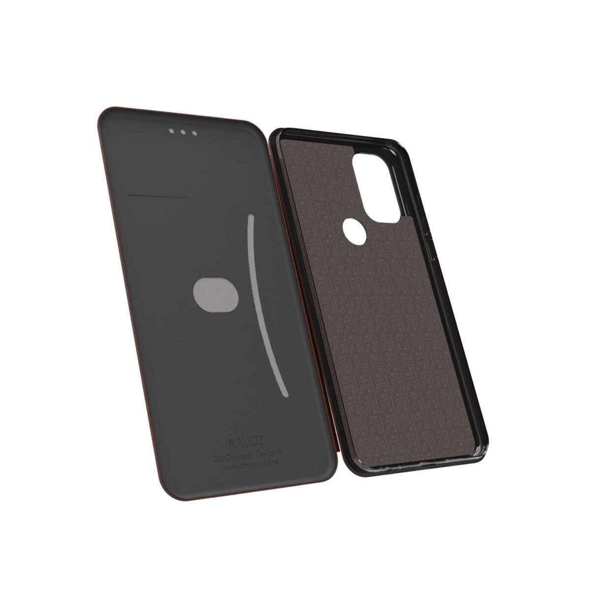 RAVOZ Z6 Pro Flip Cover Brown - Image 6