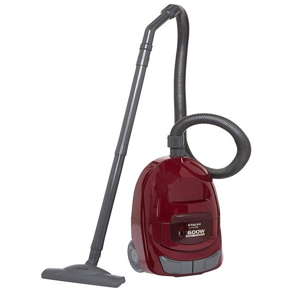 Hitachi 5 Liter Vacuum Cleaner, 1600 Watt, Corded Electric, Color Maroon Model – CV-W1600 | 1 Year Full Warranty