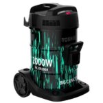 Toshiba 21 Liters Drum Vacuum Cleaner, 2000 Watts, Push Handle, Dust Tank, Color Black Model – VC-DR200ABF(B) | 1 Year Warranty.