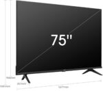 Hisense 75 Inch 4K UHD Smart TV VIDAA With Dolby Vision HDR Black Model – 75E6H – 1 Year Warranty. - Image 2