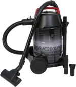 Super General 21 Liter Wet Dry Vacuum Cleaner with 360 Degree Swivel Castors 1600W Durable Color Black Model – SGVC2001WD – 1 Year Warranty. - Image 3