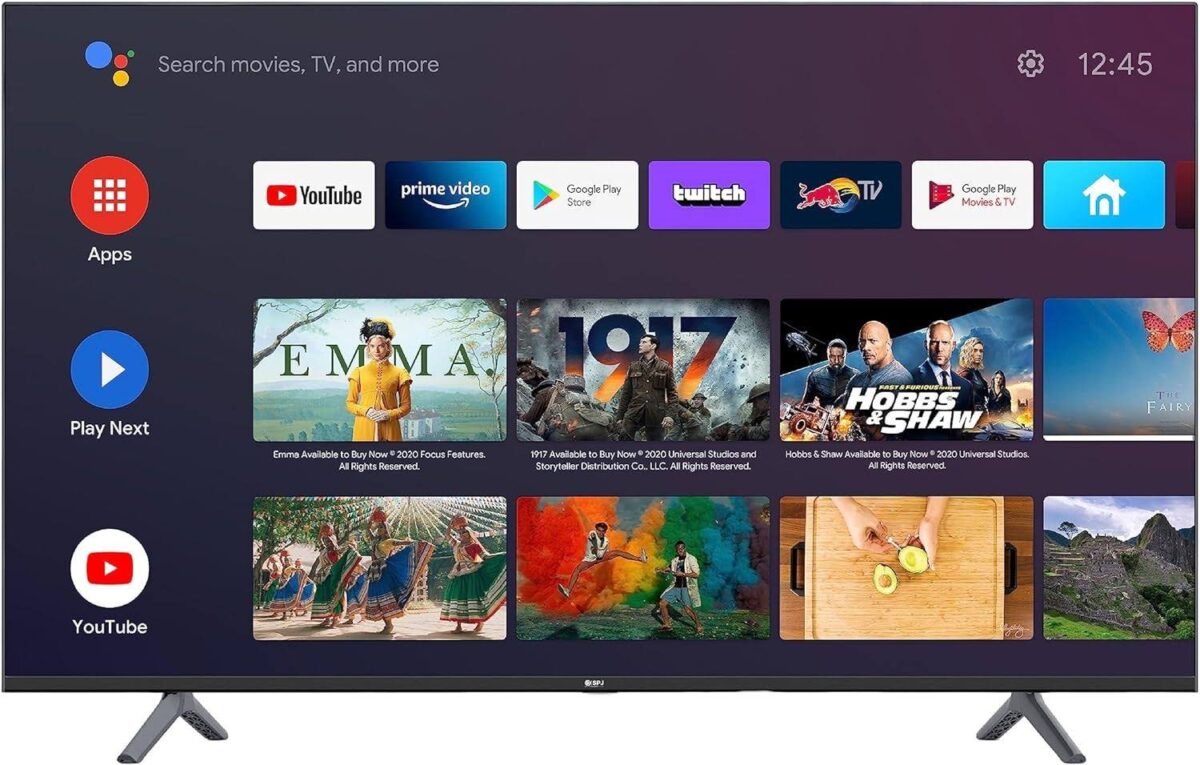 SPJ 55 Inches 4K UHD Smart TV LED TV Black Model 4KS55BL3200V |1 Year Warranty - Image 2