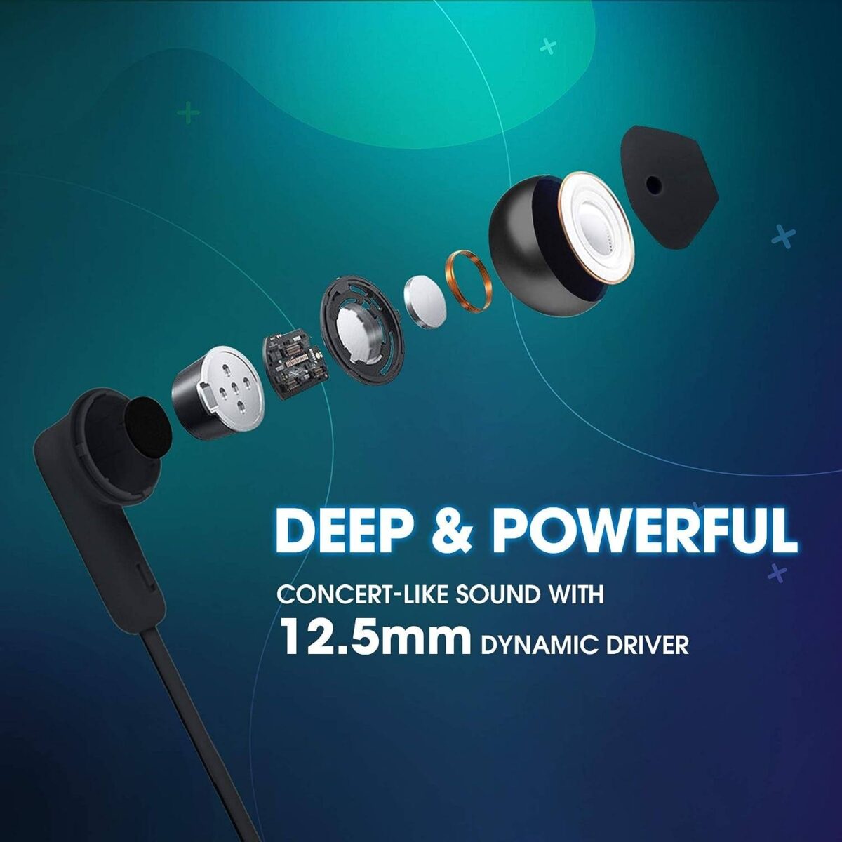 JBL Wireless Earbud Headphones with Bluetooth 5.0 Built-in Microphone White Model JBLT215BTBLK | 1 Year Warranty - Image 3