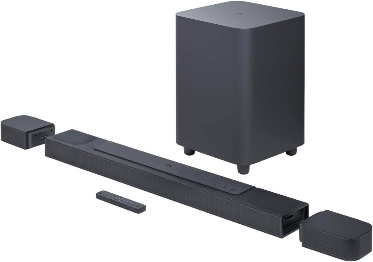 JBL Bar 800 Soundbar with 5.1.2 Channels Detachable Surround Speakers and Dolby Atmos Model BAR800 |1 Year Warranty - Image 1