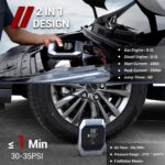 2 in 1 Jump Starter with Air Compressor KF03 - Image 3
