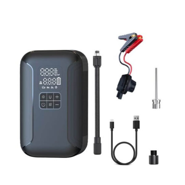 2 in 1 Portable Car Jump Starter & Tire Inflator S02 with Power Bank