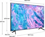 Samsung 43 Inch Crystal UHD 4K Smart TV, (Series CU7000), Crystal Processor 4K, Vivid Crystal Colors, Smart Hub, Color Black Model – UA43CU7000UXZN – 1 Year Warranty. - Image 6