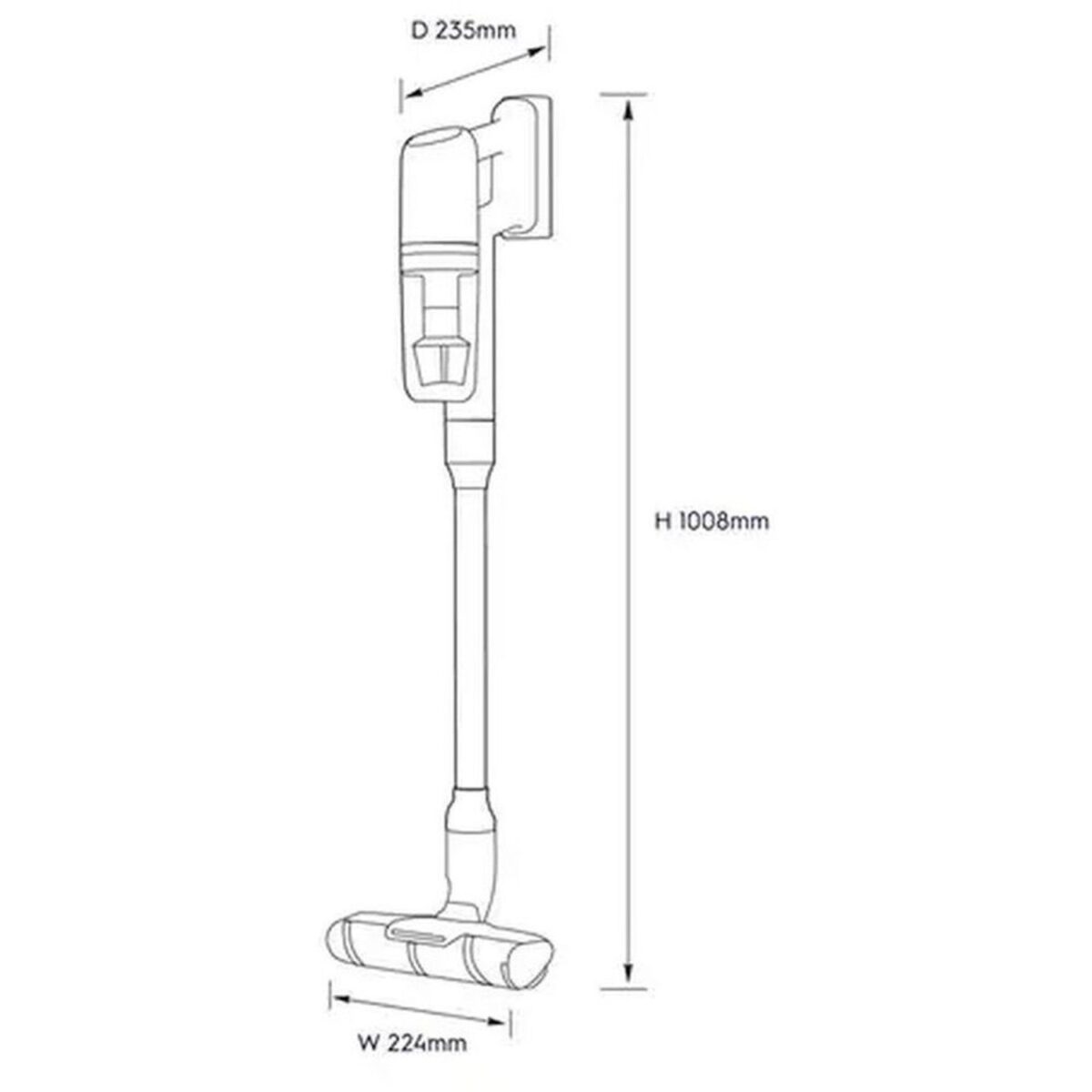 Electrolux 250W Ultimate Home 700 Stick Bagless Vacuum Cleaner Grey Model EFP71512 | 1 Year Warranty - Image 2