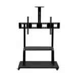 Galaxy Heavy-Duty Mobile TV Cart, Up to 55 – 120″ Screen Sizes 200kg Max Weight Capacity Black Model – SH 2100 FS – 1 Year Warranty