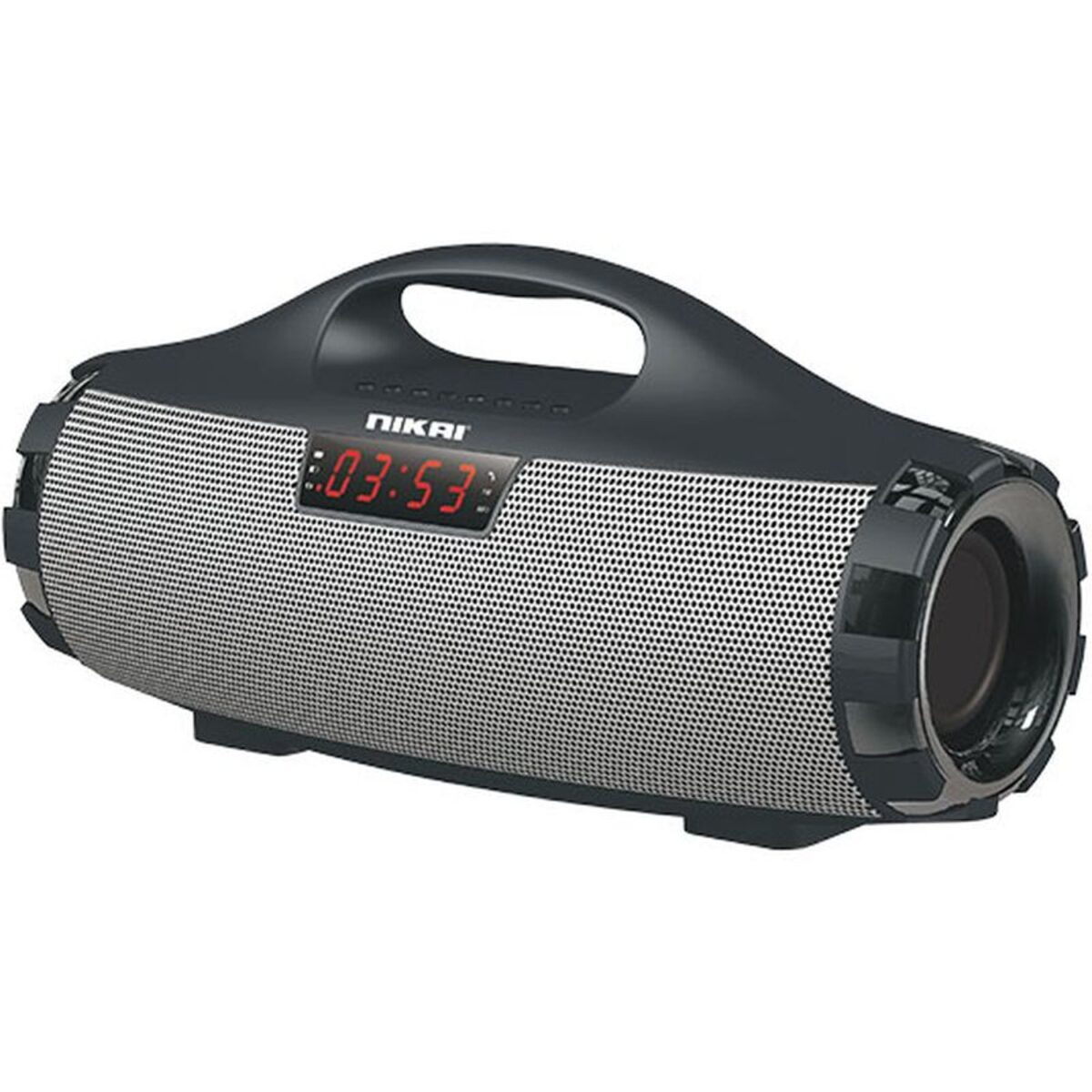 Nikai 12 Watts Portable Bluetooth Speaker System And FM-Radio Tabletop Mount Black Model NBTS30 | 1 Year Warranty - Image 1