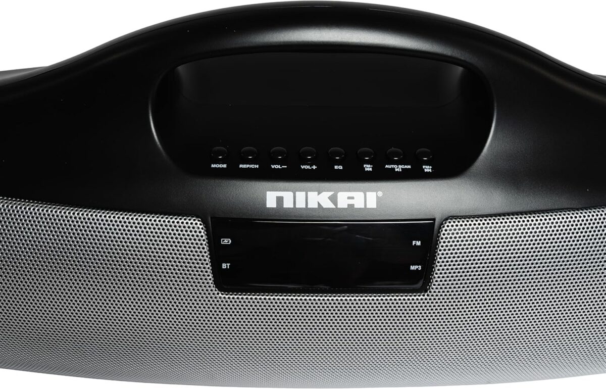 Nikai 12 Watts Portable Bluetooth Speaker System And FM-Radio Tabletop Mount Black Model NBTS30 | 1 Year Warranty - Image 2