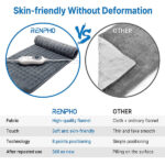 RENPHO Large Electric Heating Pad, Ultra-Soft Back Heat Pad with 3 Heat Levels - Image 4