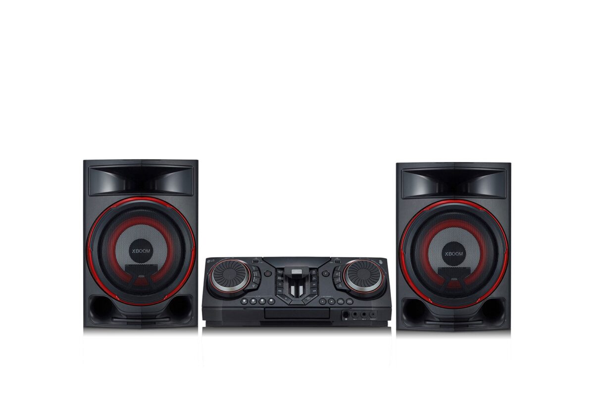 LG 2350 Watts XBoom Bluetooth HiFi Home Theater System Multi Color lighting Party Accelerator Karaoke Star Model- CL87 – International Version - Image 1