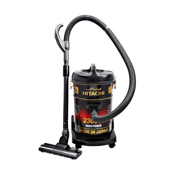 Hitachi 21 Liter Drum Vacuum Cleaner, High Power 2300 Watts Color Black Model – CV9800YJ240BR – 1 Year Warranty.