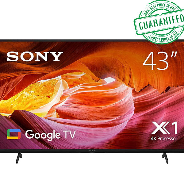 Sony Bravia 43 Inch 4K UHD Smart Google TV ( Series X75K ) Black Model KD-43X75K | 1 Year Full Warranty