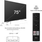 Hisense 75 Inch ULED 4K Premium Quantum Dot QLED Series Android Smart TV Model 75U7GQ | 1 Year Warranty - Image 2