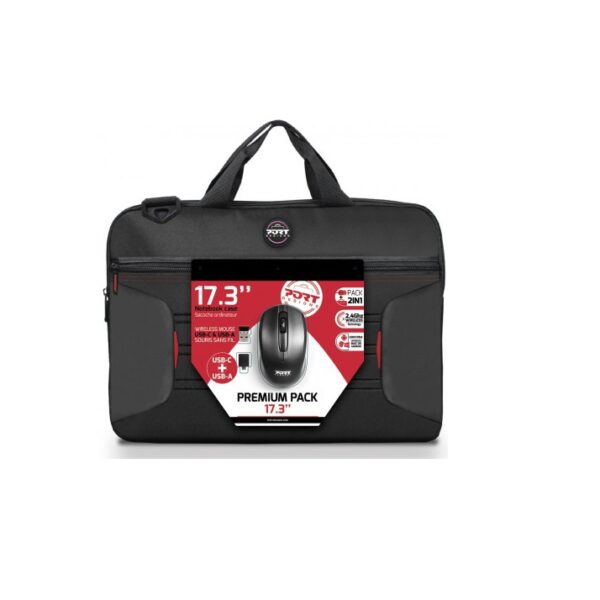 Port Designs Priemium Pack + Mouse 17.3″