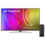 LG 55 Inch Smart TV, NanoCell, NANO84 Series, 4K Active HDR, WebOS, Smart AI ThinQ, (NANO84 Series) Black Model – 55NANO846EG | 1 Year Warranty