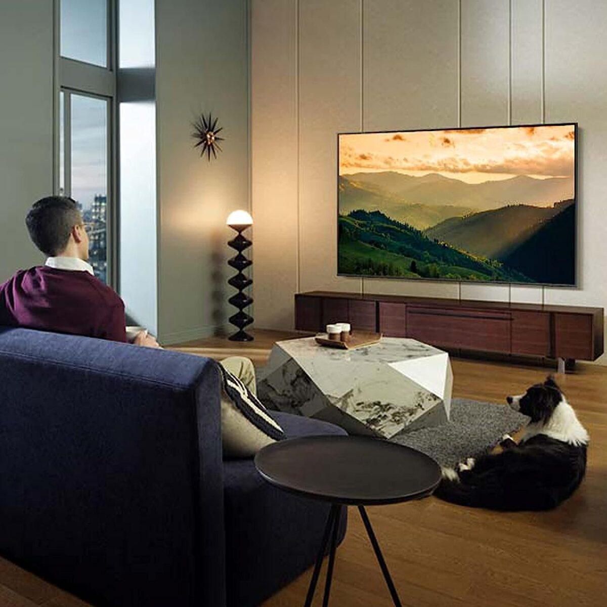 Samsung 65 Inch QLED 4K Smart TV, (Series Q70C), Quantum Processor 4K, Motion Enhancement, HDR10+, Color Gray Model – QA65Q70CAUXZN – 1 Year Warranty. - Image 2