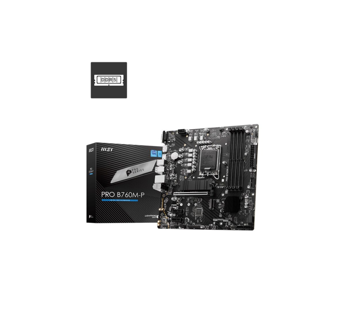 MSI PRO B760M-P D54 Lga 1700 - Image 1
