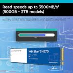Western Digital 500GB WD Blue SN570 NVMe Internal Solid State Drive SSD – Gen3 x4 PCIe 8Gb/s, M.2 2280, Up to 3,500 MB/s (WDS500G3B0C) - Image 4