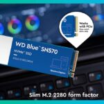 Western Digital 500GB WD Blue SN570 NVMe Internal Solid State Drive SSD – Gen3 x4 PCIe 8Gb/s, M.2 2280, Up to 3,500 MB/s (WDS500G3B0C) - Image 5