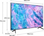 Samsung 70 Inch Crystal UHD 4K Smart TV, (Series CU7000), Crystal Processor 4K, Vivid Crystal Colors, Smart Hub, Color Black Model – UA70CU7000UXZN – 1 Year Warranty. - Image 6