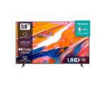Hisense 58 Inch 4K UHD Smart Tv With Dolby Vision Pixel Tuning Black Model – 58A61K – 1 Year Warranty.