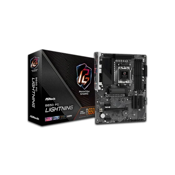 ASRock B650 PG Lightning AMD Ryzen 7000 DDR5 ATX Motherboard