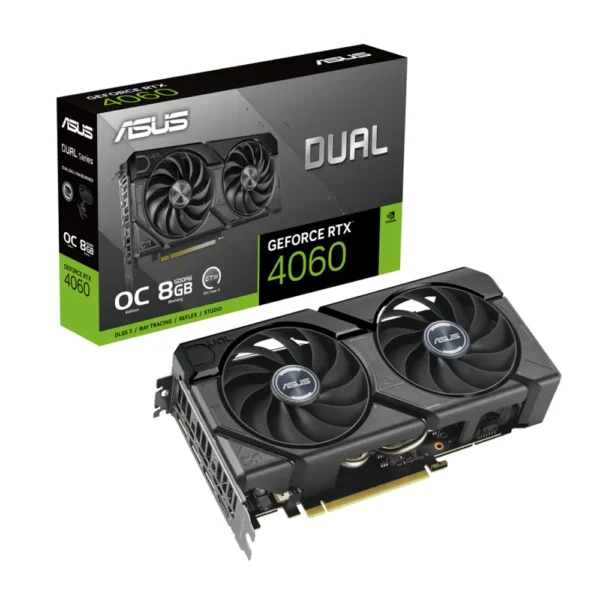 ASUS Dual GeForce RTX 4060 EVO OC Edition 8GB GDDR6 – 90YV0JC7-M0NA00