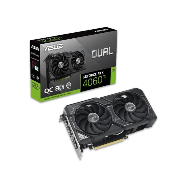 ASUS Dual GeForce RTX 4060 Ti OC Edition 8GB GDDR6 Graphics Card | 90YV0J49-M0NA00