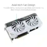 ASUS Dual GeForce RTX 4070 SUPER OC Edition 12GB GDDR6X Graphics Card, White - Image 2