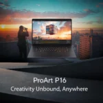 ASUS ProArt P16 H7606WI Laptop, 16″, AMD Ryzen AI 9 HX 370, 64GB RAM, 2TB SSD, RTX 4070 8GB GPU, English-Arabic Keyboard, Windows 11, Black – H7606WI-ME123W - Image 4