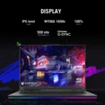 ASUS ROG Strix G16 G614JVR-I9161G 16″ FHD Intel Core i9-14900HX 16GB RAM 1TB SSD, RTX 4060 8GB Graphics Gaming Laptop, English-Arabic Keyboard  – Grey - Image 5