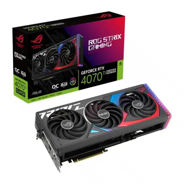 ASUS ROG Strix GeForce RTX 4070 Ti SUPER OC Edition 16GB GDDR6X Graphics Card