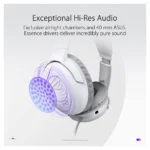 ASUS ROG Strix Go Core Moonlight White Gaming Headset- 90YH0381-B1UA00 - Image 2