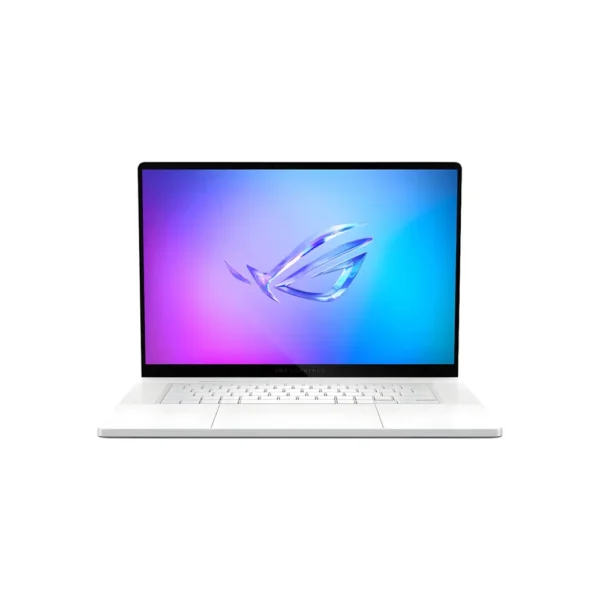 ASUS ROG Zephyrus G16 GA605 Gaming Laptop, 16″, AMD Ryzen AI 9 HX 370 CPU, 32GB RAM, 2TB SSD, RTX 4070 8GB, RGB Backlit English-Arabic Keyboard, Windows 11, White – GA605WI-AI-OLED9332G