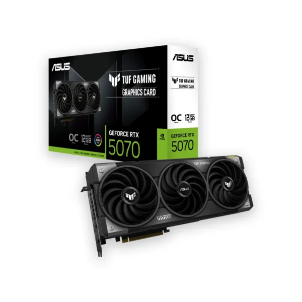 ASUS TUF Gaming GeForce RTX 5070 12GB GDDR7 OC Edition Graphics Card- 90YV0LZ0-M0NA00