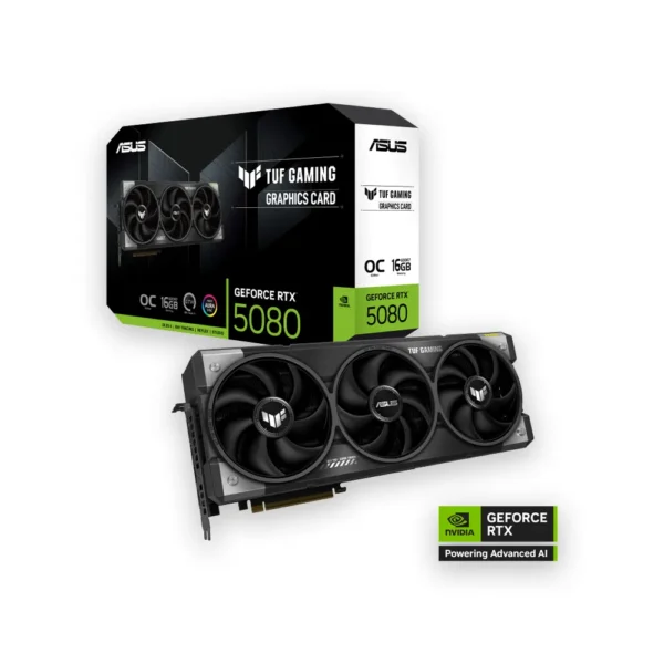 ASUS TUF Gaming GeForce RTX 5080 16GB GDDR7 OC Edition Graphics Card-90YV0M30-M0NA00