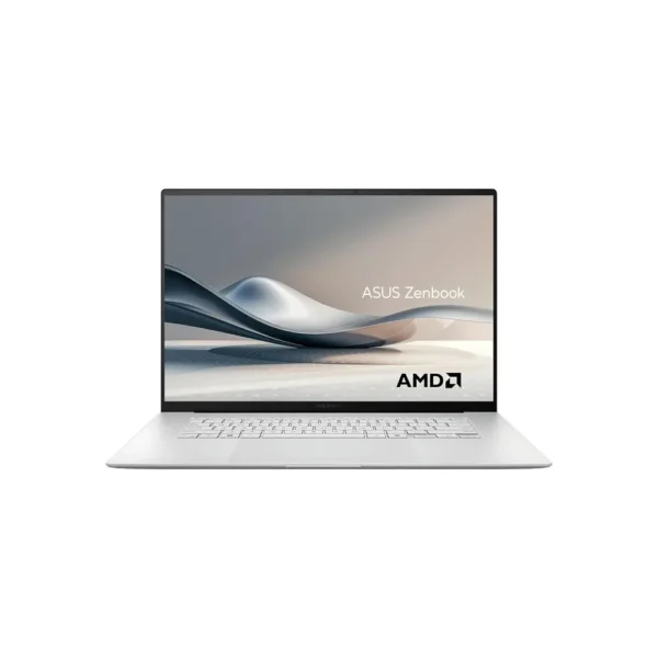 ASUS Zenbook S16 OLED Laptop 16″, AMD Ryzen AI 9 HX 370, 32GB RAM, 2TB SSD, AMD Radeon Graphics, English-Arabic Keyboard, White – UM5606WA-RK233W