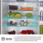 Hisense RT3N635NAD4 – Two Door Top-mount 635L Freezer Fridge, Precise Electronic Control, Big Capacity, Total No Frost, 83×74.6×187 cm (LxWxH), Silver, 1 Year Full & 10 Years Compressor Warranty - Image 3