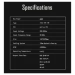 Aigo Warrior AK600 600W RGB ATX Power Supply- AIGO-AK600-RGB - Image 3