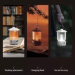 Kerosene Lamp Air Humidifier Aromatherapy Diffuser Essential with USB Charging - Image 4