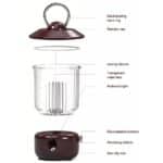 Kerosene Lamp Air Humidifier Aromatherapy Diffuser Essential with USB Charging - Image 7