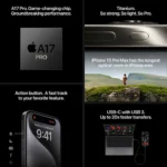 Apple iPhone 15 Pro Max 256 GB, International Version – Black Titanium - Image 6
