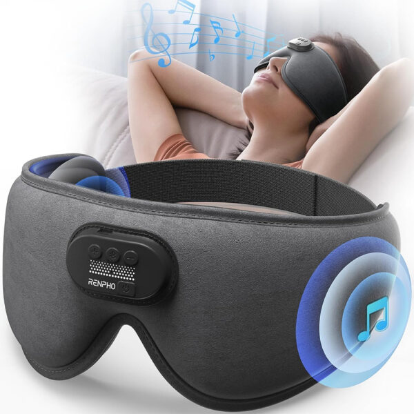 RENPHO Sleep Headphones Sleep Mask with Bluetooth Headphones