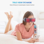 RENPHO Eye Massager with Heat True View Eye Massager for Migraines 5 Modes Rechargeable Heated Temple Massager for Eye Relax - Image 7