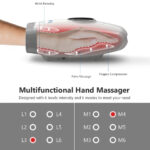 RENPHO Cordless Hand Massager Machine with Heat and 6 Levels of Massager - Image 7